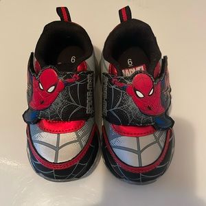 NWOT Toddler Size 6 Spider-Man Shoes